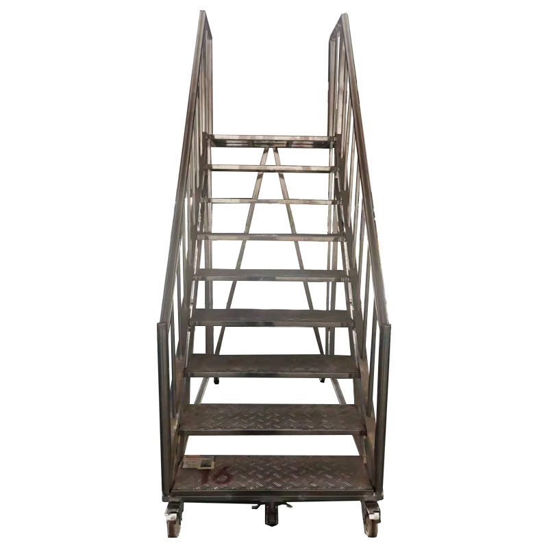 天瑞通邦 移动式镀锌钢管梯子 1800*1080*2420mm 套高清大图