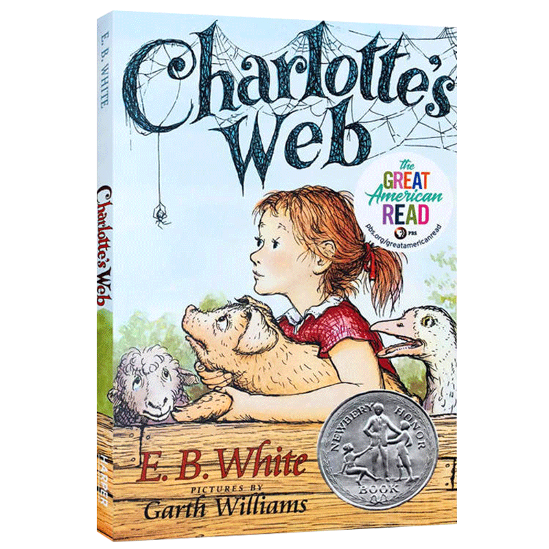 [正版]英文原版夏洛的网 Charlotte’s Web EB White 怀特 夏洛特的网 纽伯瑞奖作品外国儿童文学