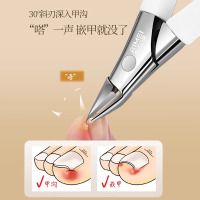 金达日美鹰嘴钳甲沟专用指甲钳斜口修脚套装工具指甲往肉里长8138