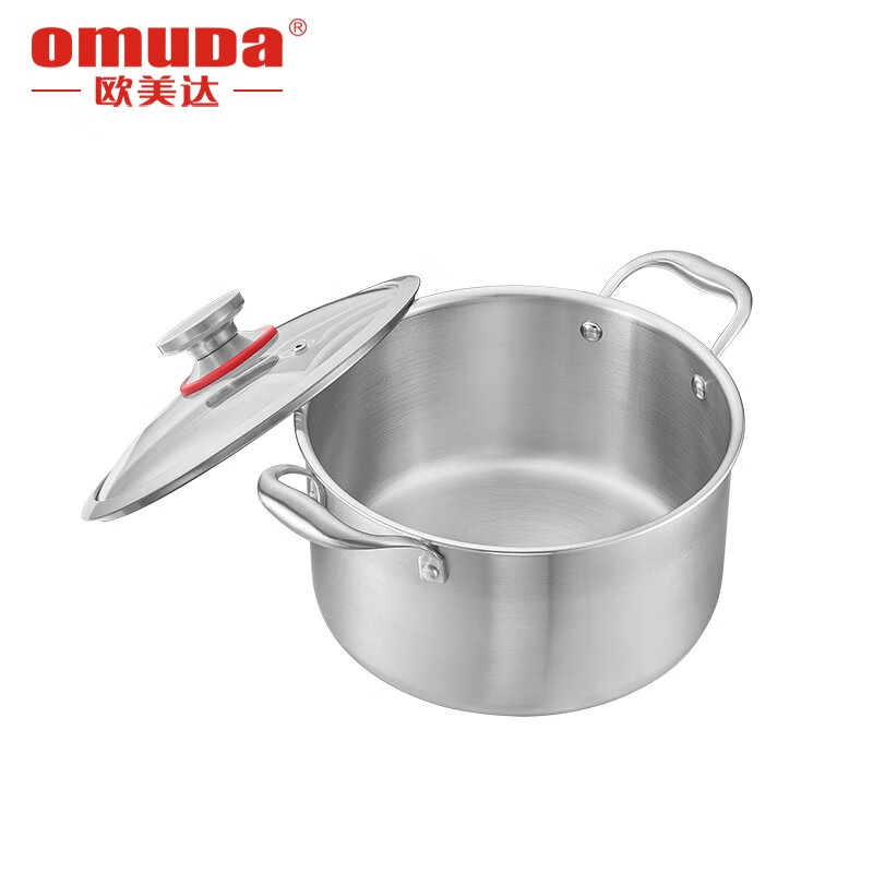 欧美达(omuDa) 欧美达316不锈钢汤锅家用煮锅双耳锅燃气电磁炉双耳锅 26cm 7.5L高清大图