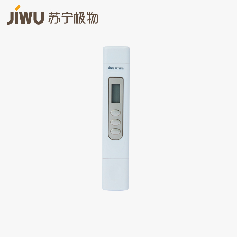 苏宁极物水质TDS检测笔 白色 智能准确检测净水器家中水质纯度 高精度工艺 整机防水 小巧便捷 水份仪