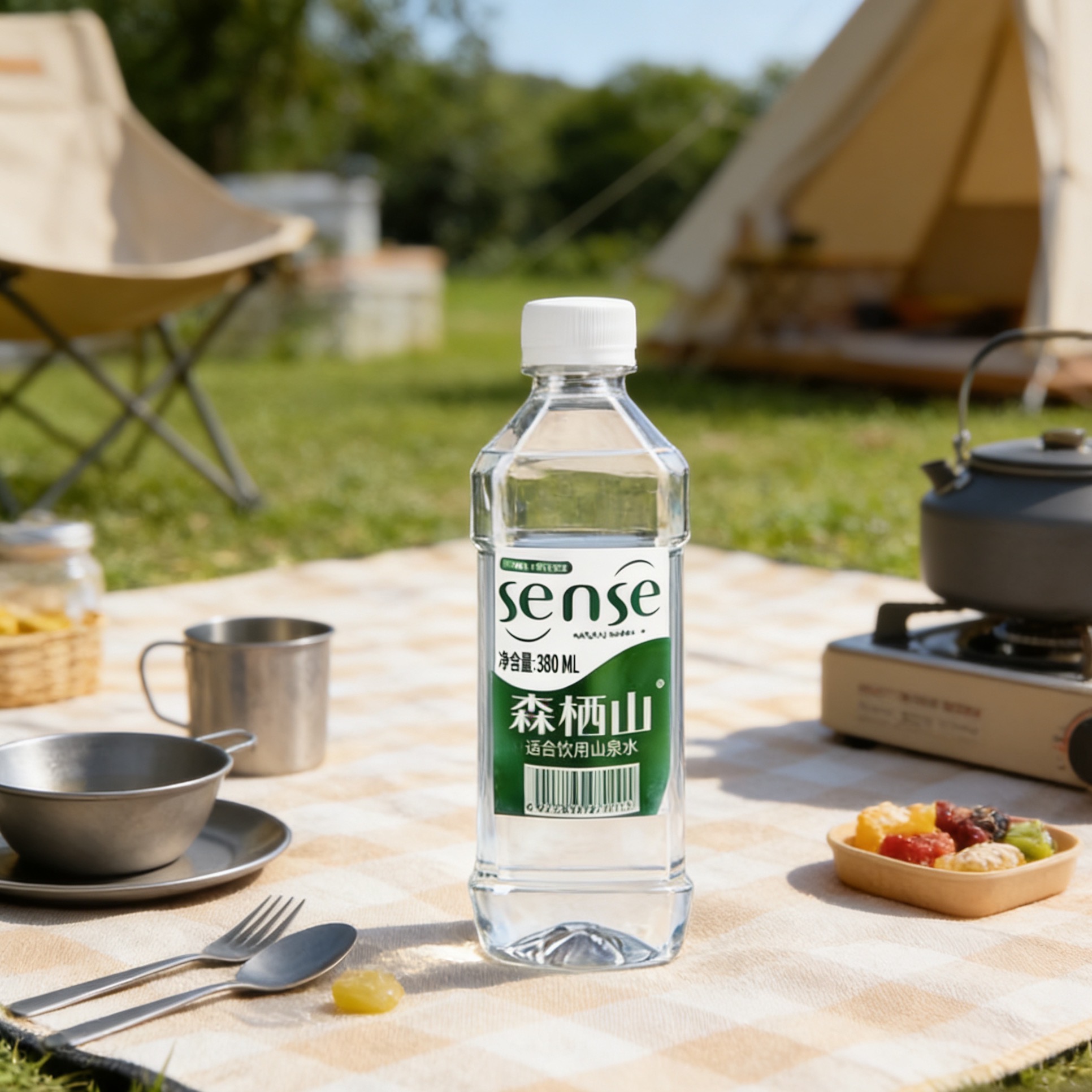 森栖山泉水天然山泉水 矿泉水 380ml*24瓶/箱高清大图