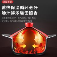 苏泊尔(SUPOR)砂锅煲仔饭炖锅陶瓷煲汤明火耐高温沙锅砂锅炖锅 4.5L家用 燃气 EB45PAT01