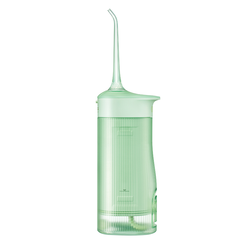 素士便携抽拉式冲牙器W1 水牙线洗牙器全身水洗家用便捷抽拉式正畸专用牙齿清洗 粉/绿高清大图