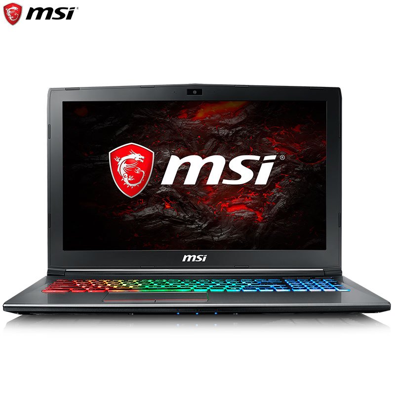 微星(MSI)GF62VR-1014 15.6英寸120Hz3ms电竞屏游戏本笔记本电脑(i7-7700HQ 8GB 128GB+1TB GTX1060 6GB 赛睿多彩背光键盘)