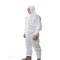 3M 白色带帽连体防化服 防护颗粒物及液体有限喷溅 防护服