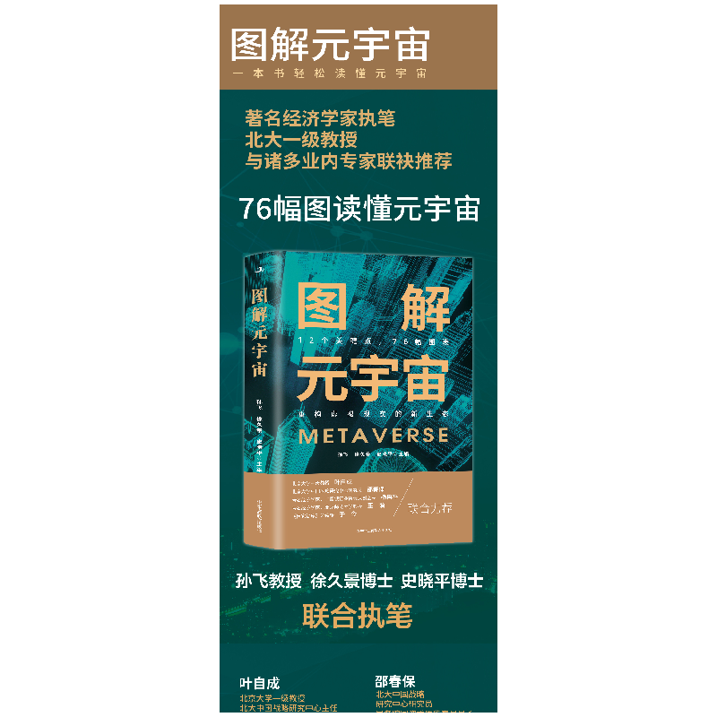 正版新书]图解元宇宙(著名经济学家执笔,北大一级教授和诸多元高清大图