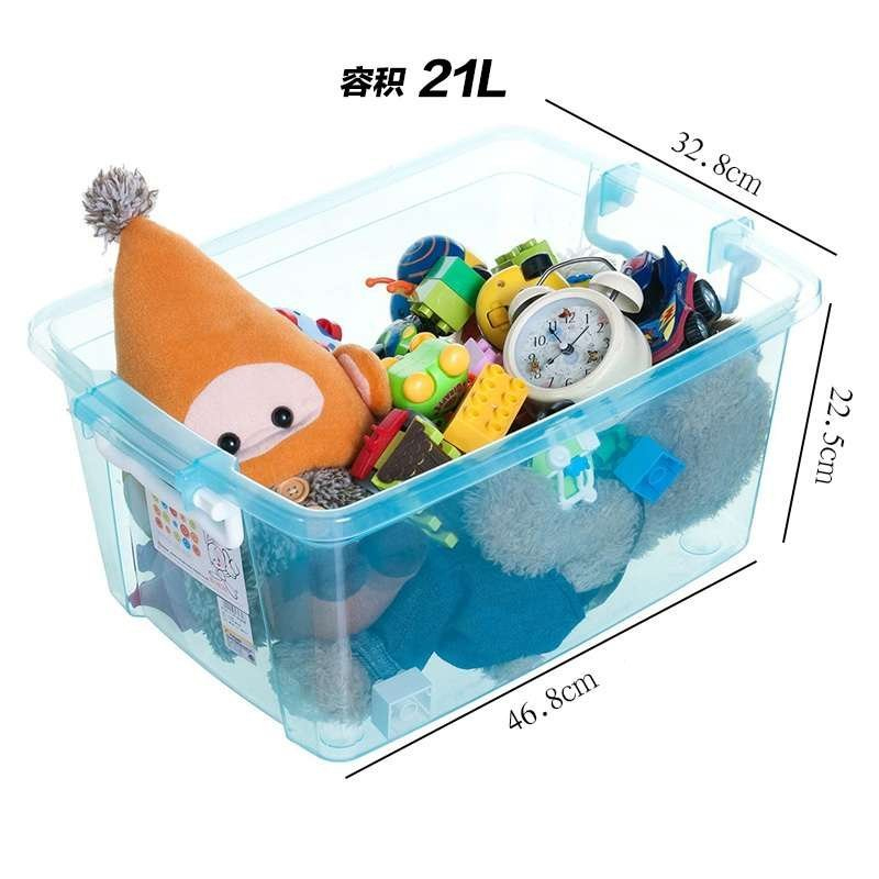 禧天龙citylong21L透明收纳箱储物箱食品箱