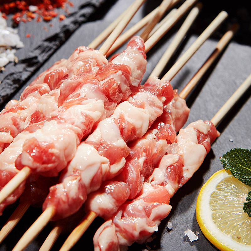 大庄园 尚品羔羊肉串 400g/袋 (约20串)腌制入味 烧烤串食材羊排肉串半成品 生鲜羊肉烤箱适配