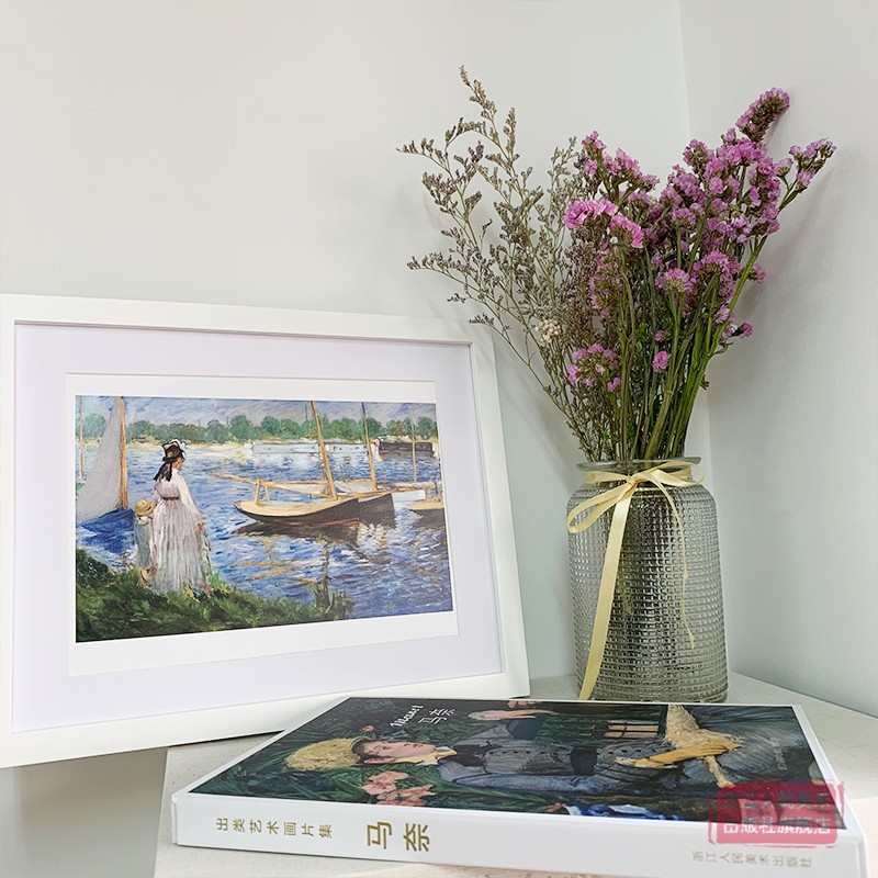 [正版]旗舰出类艺术画片集 马奈 32帧马奈油画作品集礼盒装赠藏书票 文艺唯美世界名画装饰画版画创意送礼鉴赏收藏小清新高清大图