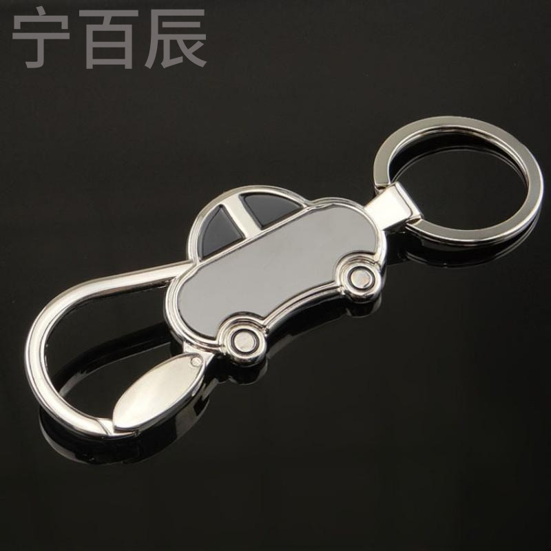 宁百辰厂家现货钩扣小车钥匙扣 老爷车钥匙扣摆地摊批 金属礼品钥匙扣