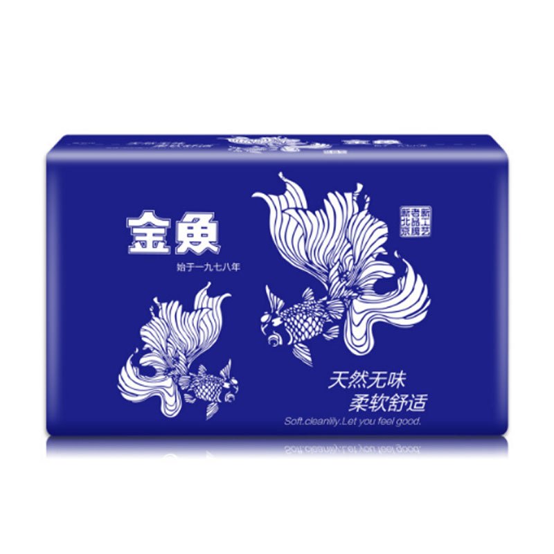 [精选]金鱼牌(GOLDFISH)擦手纸 商务用纸 单层擦手纸 200张 * 20包 / 箱