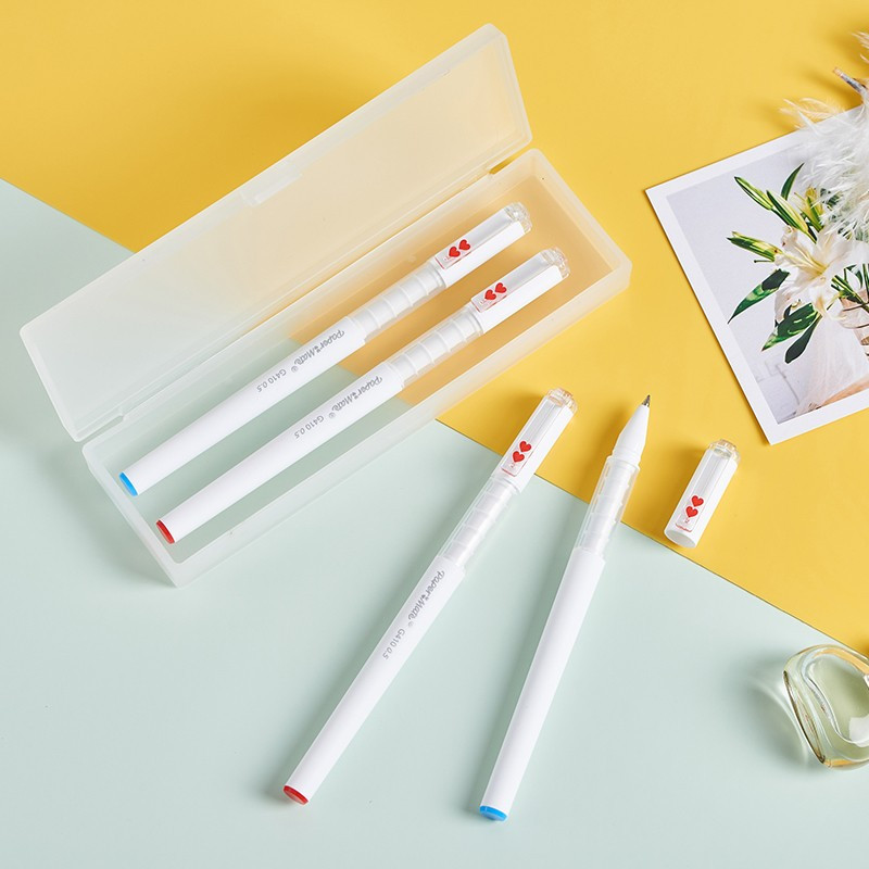 缤乐美(papermate)心心笔系列 中性笔G410 蓝色0.5mm单支装