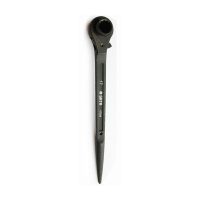 世达(SATA)双口尖尾棘轮扳手 套筒扳手 17x21mm 47310 1个