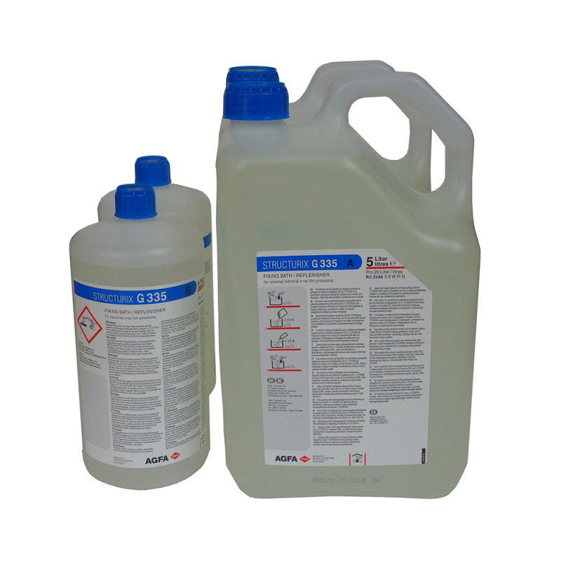 AGFA 机洗定影液G335 显影液定影液 冲洗套药 手洗套药 机洗套药 单位:桶