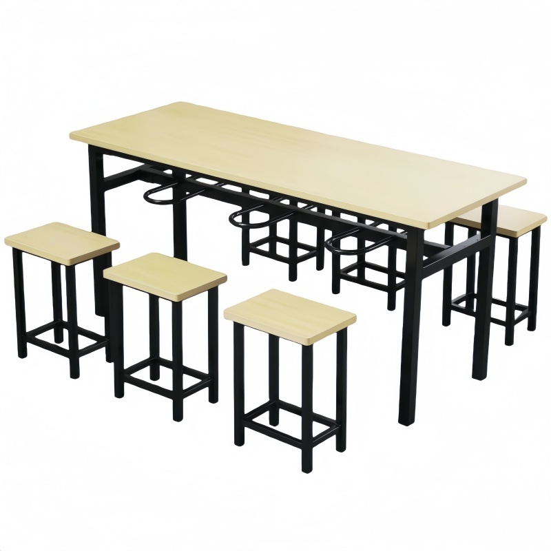 演发 一桌四椅 120cm 套高清大图