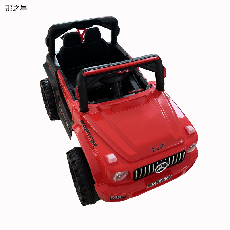 那之星 儿童电动四轮红色越野车高清大图