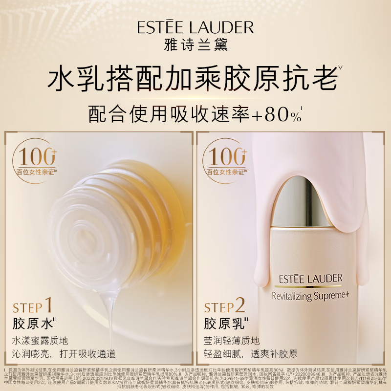 雅诗兰黛(Estee Lauder) 智妍水乳套装(胶原水200ml+胶原乳100ml)护肤品(规格:套)高清大图