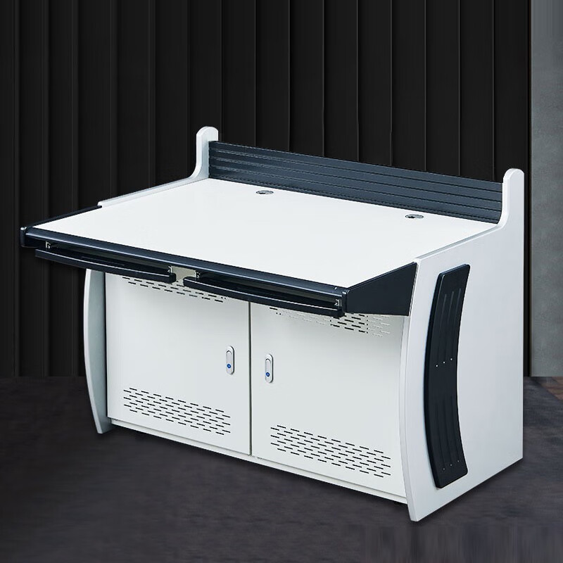 鑫金虎 多联监控操作台多媒体监控室机房控制桌安防办公监控桌双联1.28m高清大图