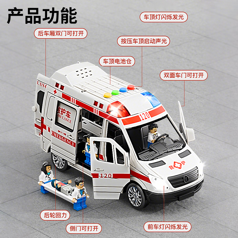 大号声光惯性【救护车】高清大图