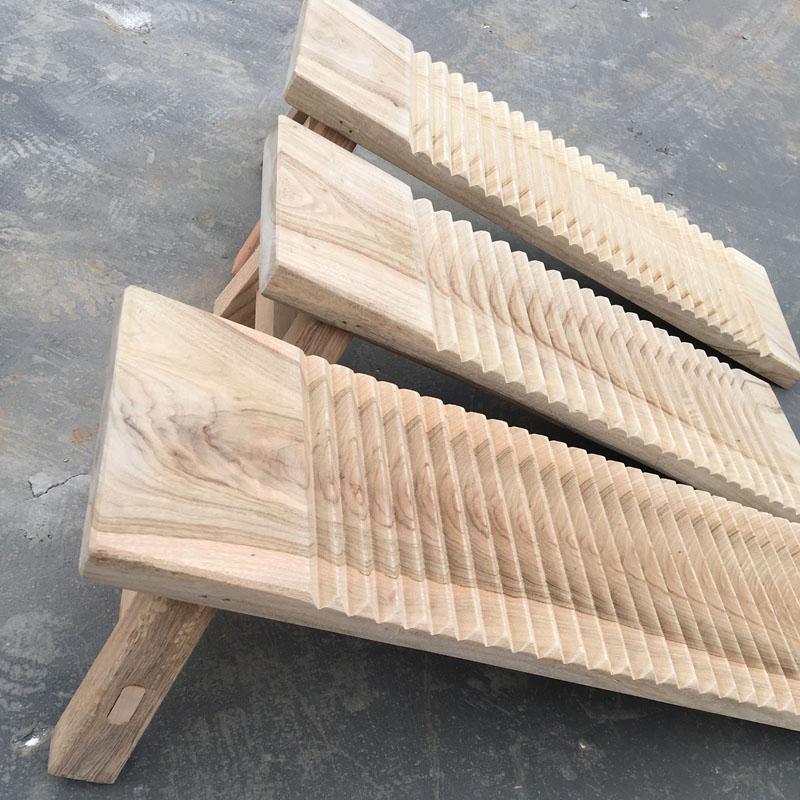 加厚实木搓衣板带脚大号洗衣板坐着洗搓板香樟木刷衣板可定制三维工匠