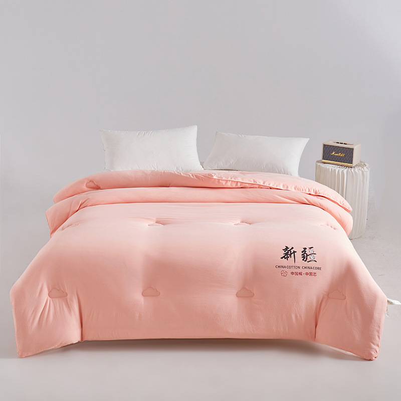 优福安达新疆棉被 BX2024009 /张 粉色 180*220cm-6斤