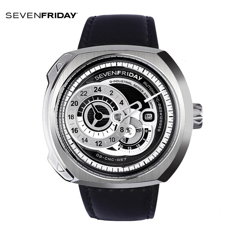 sevenfriday正品瑞表7个七个星期五男士皮带机械手表q101