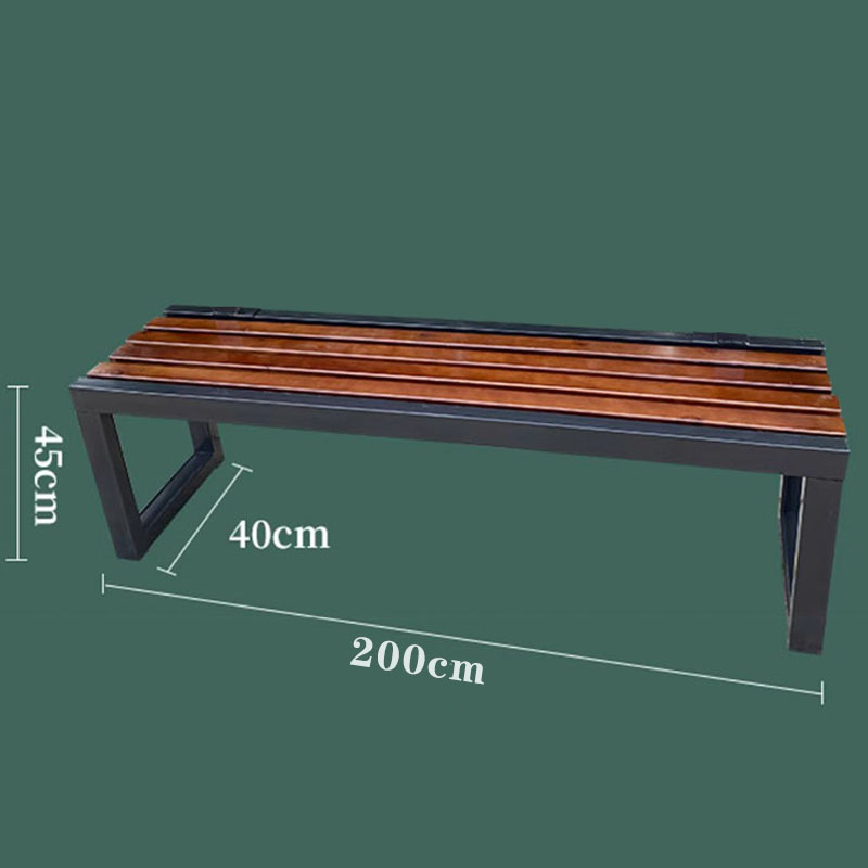 芙瑞塔户外长条椅 200*40*45cm个高清大图