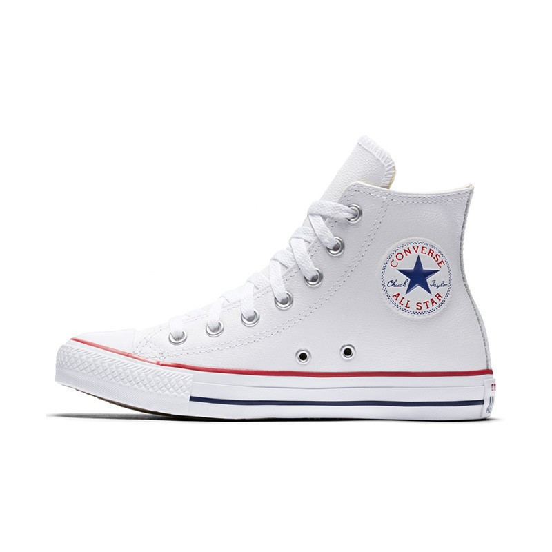 [直营]CONVERSE匡威Chuck Taylor All Star牛皮高帮男女通用帆布鞋休闲鞋运动鞋高清大图