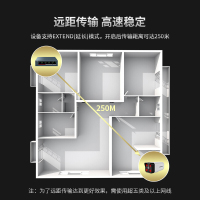 海康威视 POE交换机 5口百兆 监控交换机 非网管延长网线传输DS-3E0105P-E/M