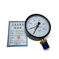 格亚捷 双针水压表 0-60kPa 块