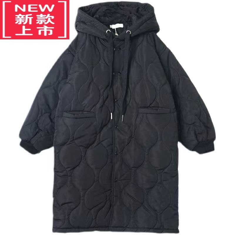 可莉允女童棉服冬季2022新款洋气韩版加厚连帽派克服大童中长款棉衣外套图片