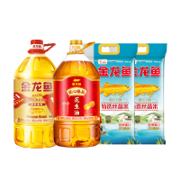 金龙鱼油米套餐(花生油+植物调和油+特选丝苗米)