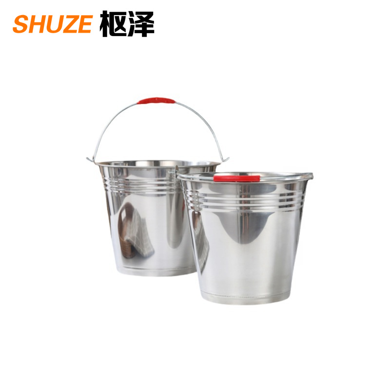枢泽 不锈钢水桶 32cm(12L)五个装 个高清大图