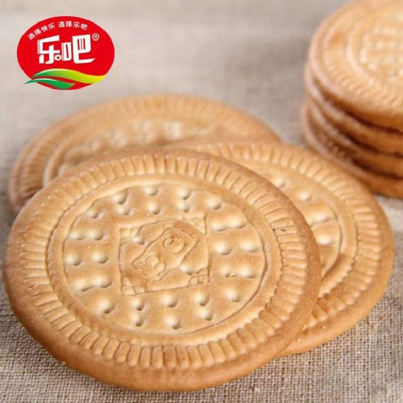 乐吧约定早餐饼干原味500g装
