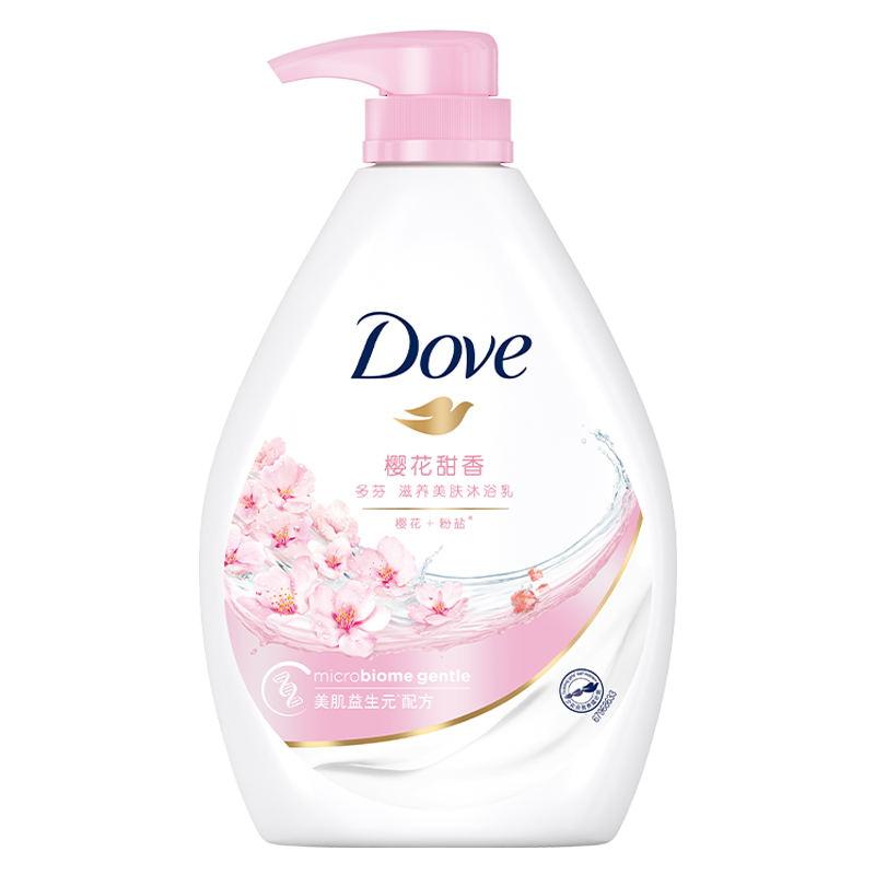 多芬(Dove) 樱花甜香 1000g 滋养美肤沐浴乳(计价单位:瓶)(BY)