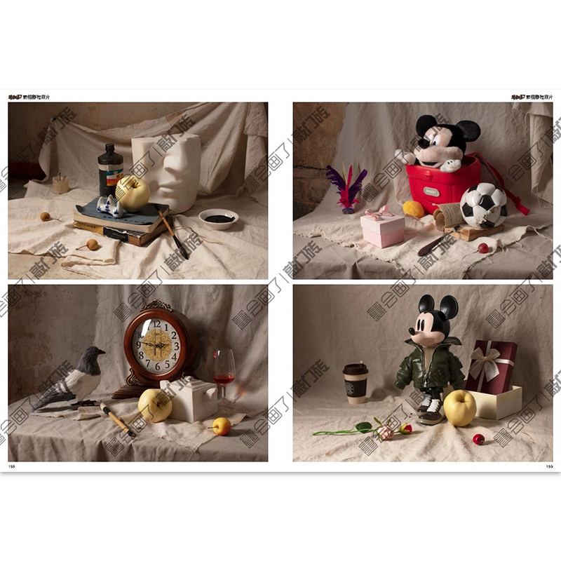 [正版]联考之王5素描静物照片横构图 2024敲门砖李彪二高清大图