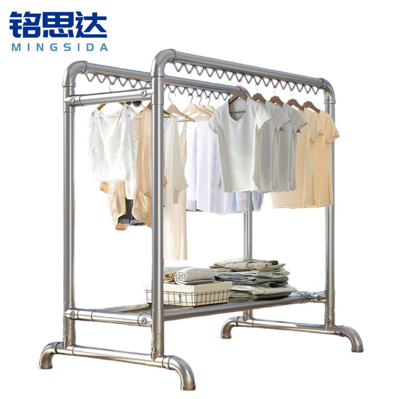 铭思达晾衣架 双杆120*80*160cm个