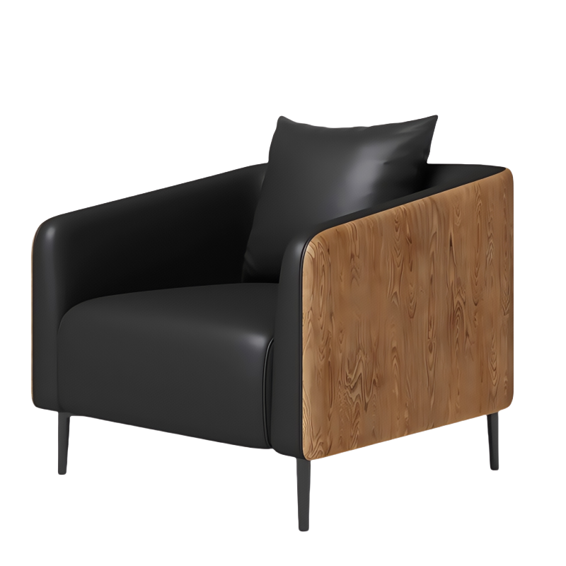 豫龙都商务沙发单人张高清大图