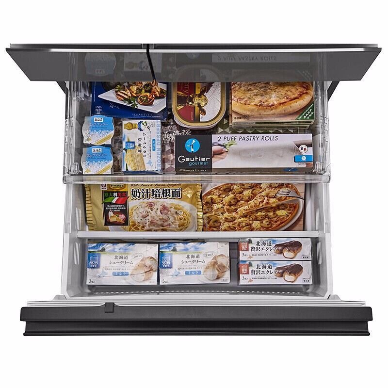 Panasonic/松下 NR-F522TXE-M 498L 玛瑙黑多门冰箱风冷无霜变频