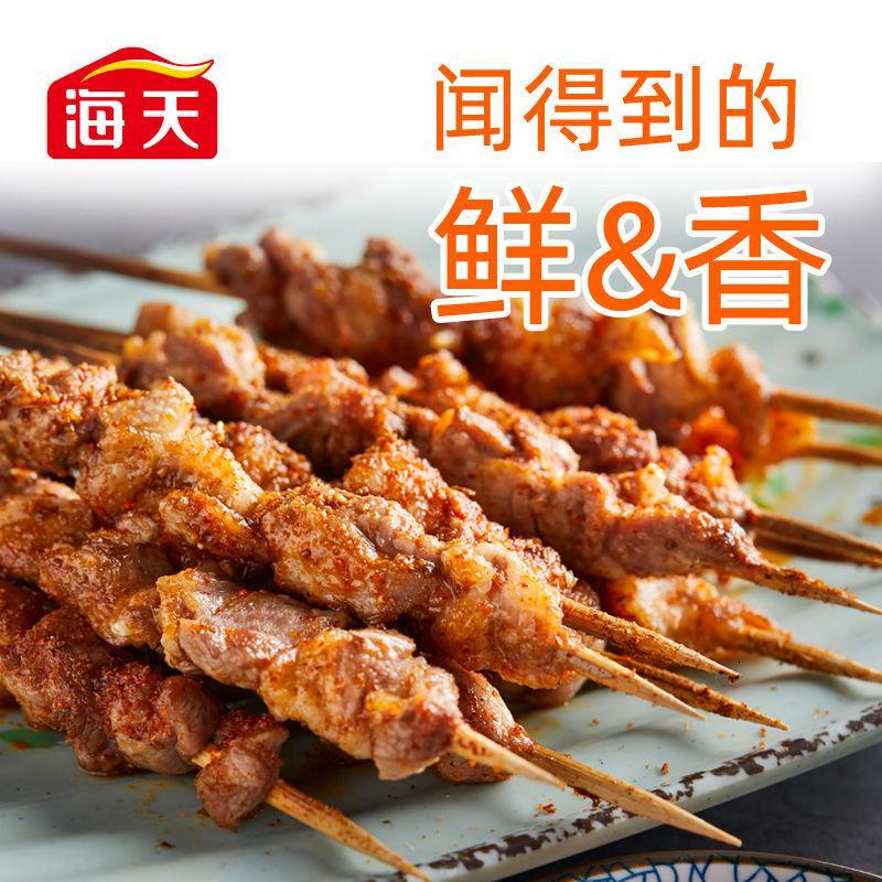 海天烧烤汁 230ml 奥尔良烤鸡翅腌料 烤肉烤鱼调味料酱料 舔碗