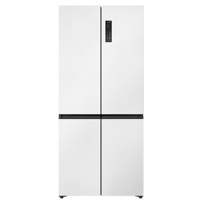 TCL 超薄零嵌系列520升十字对开四开门白色冰箱640mm超薄嵌入式大容量家用电冰箱一体式养鲜R520T9-UQ韵律白