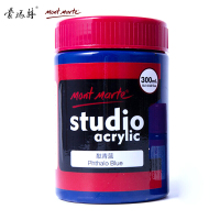 澳洲蒙玛特 Mont Marte 画颜料 手绘墙绘绘画颜料300ML酞青蓝 MSCH3020