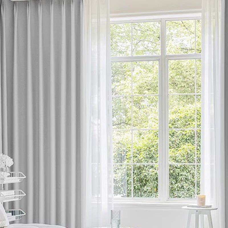 天空桥 黑金全遮光窗帘 定制 平方米高清大图