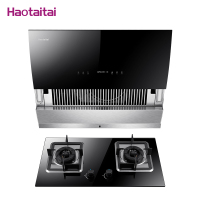 Haotaitai 好太太抽油烟机自动清洗 滑幕侧吸式21立方一键爆炒 800mm J919X+2329