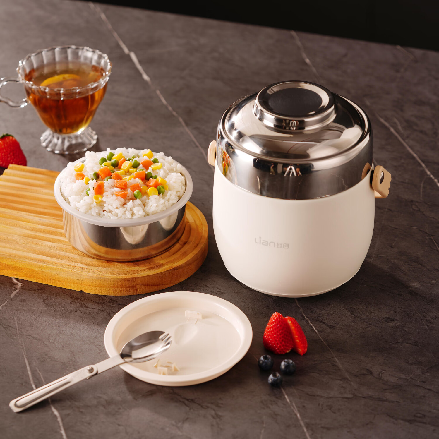 联创(LIAN) DF-CP0626M 时锢·食语饭盒 1.5L DF-CP0626M高清大图