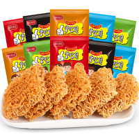 [满199减125元]比比赞掌心脆干脆面零食小吃批火鸡面整箱干吃方便面混装休闲食品 30包