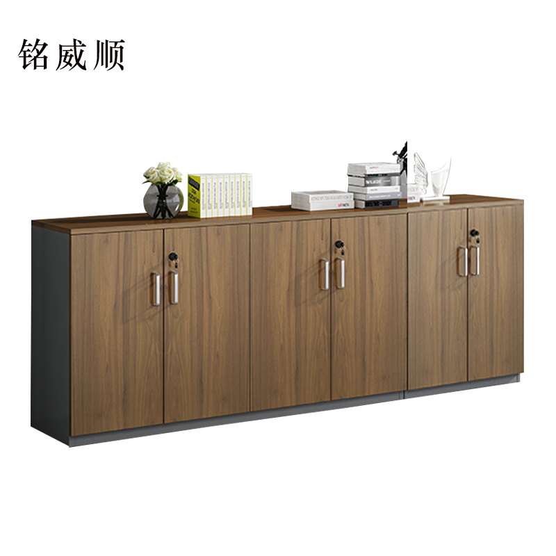 铭威顺办公室矮柜储物柜文件柜6门视频