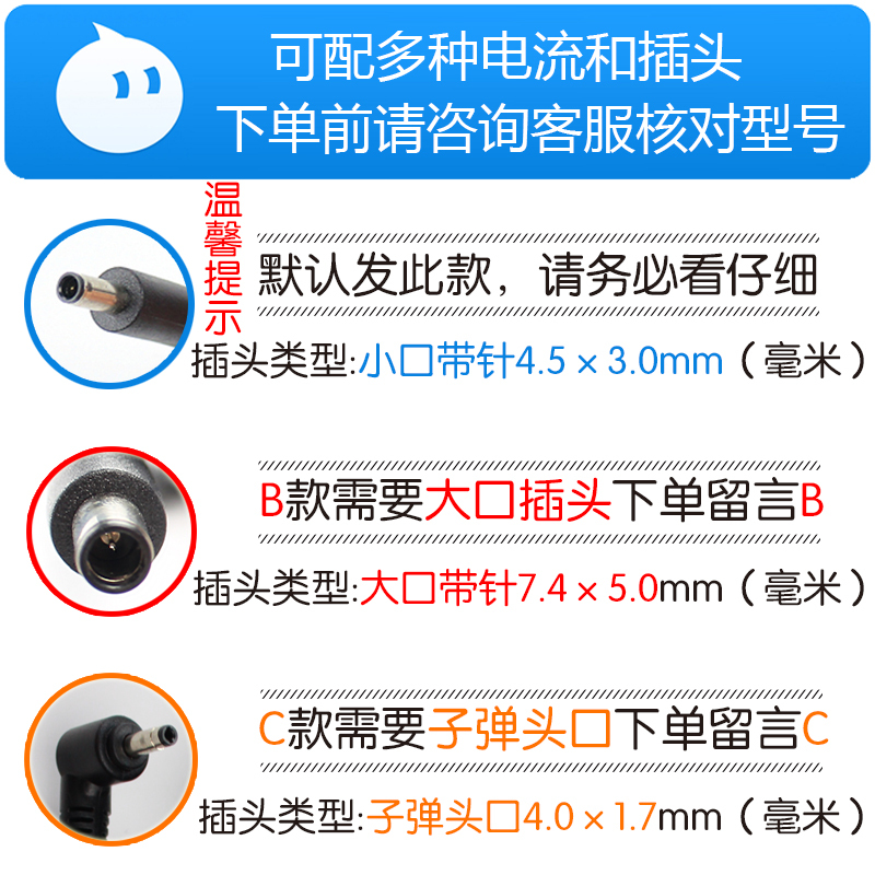 全新戴尔65W inspiron 14 3451 3458 5455 5458充电源适配器电源