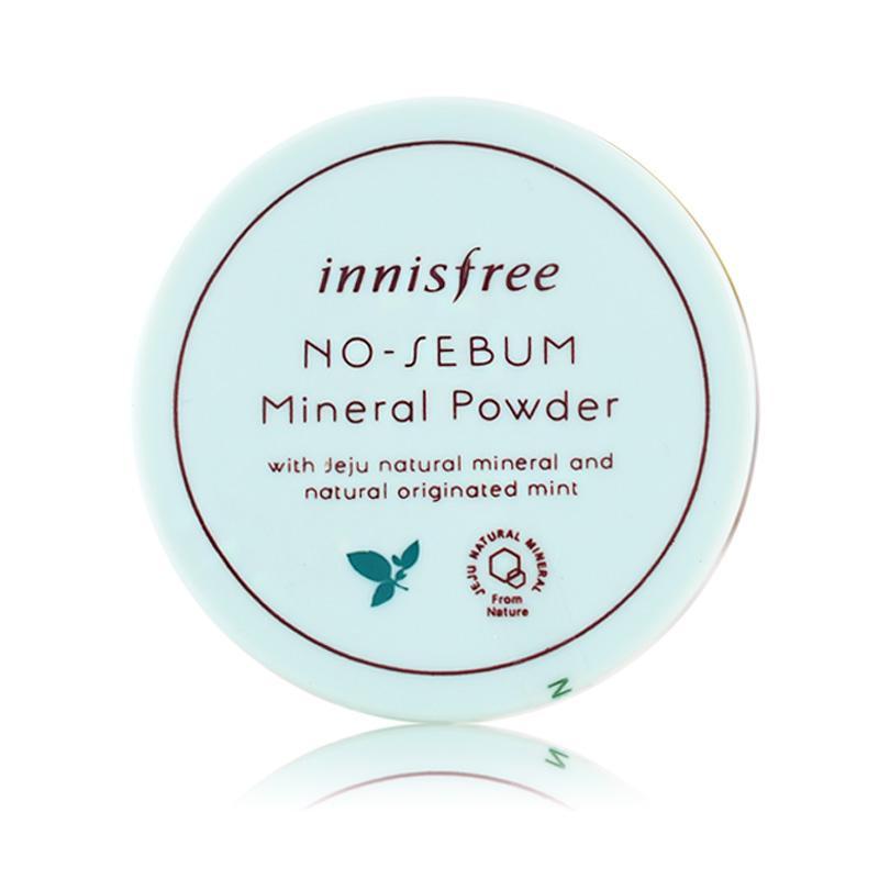 innisfree 悦诗风吟 控油矿物质散粉 5g(彩妆 粉底 轻薄 定妆粉 蜜粉 粉饼 定妆控油)